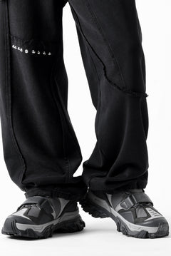 Load image into Gallery viewer, Feng Chen Wang PANELLED STRAIGHT SWEATPANTS (BLACK)