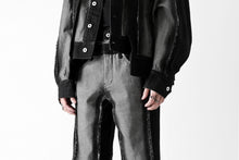 Load image into Gallery viewer, Feng Chen Wang RAW EDGE PATCHWORK TROUSERS (BLACK)