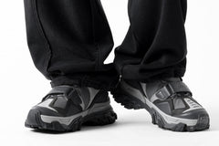Load image into Gallery viewer, Feng Chen Wang PANELLED STRAIGHT SWEATPANTS (BLACK)