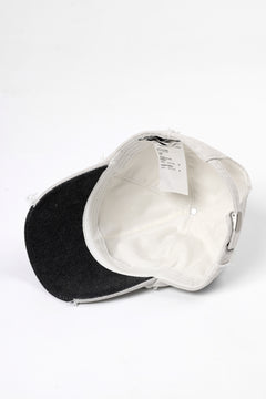画像をギャラリービューアに読み込む, Feng Chen Wang GREY DENIM SANDING FINISHING CAP (GREY)