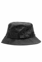Load image into Gallery viewer, Feng Chen Wang BLACK DRAGON PATTERN SATIN BUCKET HAT (BLACK)