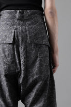 画像をギャラリービューアに読み込む, A.F ARTEFACT ZIP FOLDING TUCK SHORTS / PAISLEY JACQUARD (D.GREY)