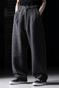 画像をギャラリービューアに読み込む, TARO HORIUCHI / th products KAPOOR / Wide Tapered Pants / travel wool premiere (gray)