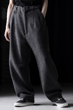 画像をギャラリービューアに読み込む, TARO HORIUCHI / th products KAPOOR / Wide Tapered Pants / travel wool premiere (gray)
