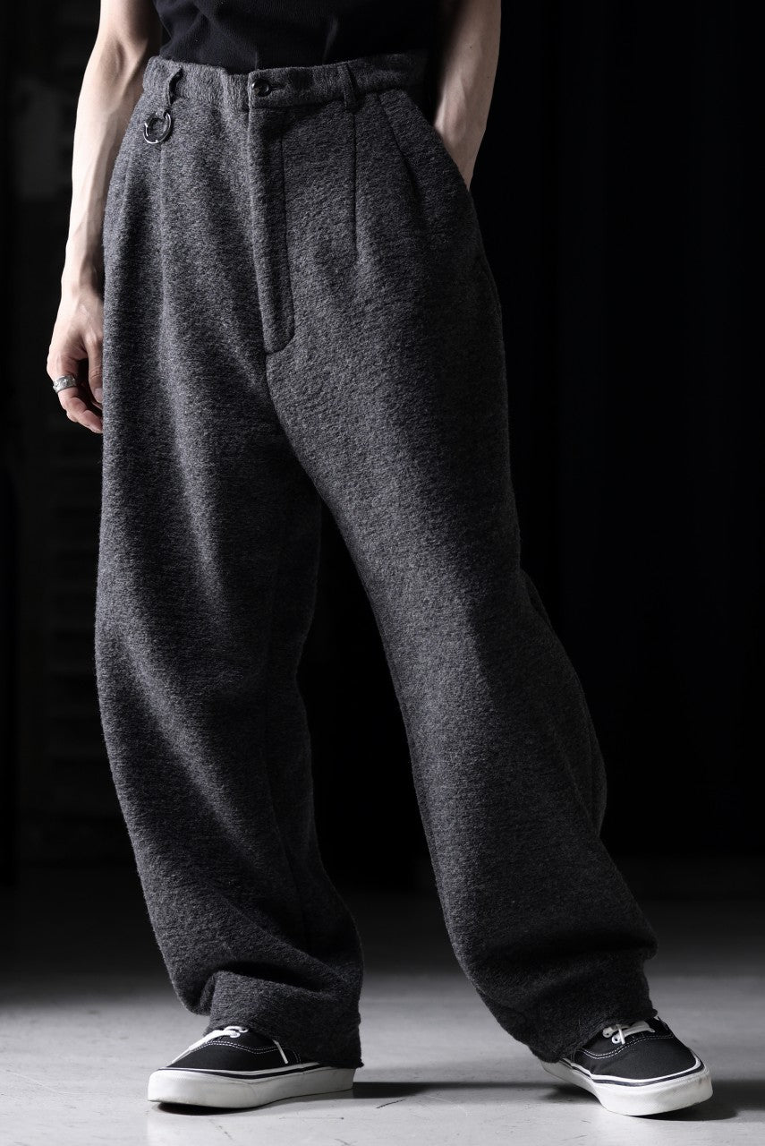 画像をギャラリービューアに読み込む, TARO HORIUCHI / th products KAPOOR / Wide Tapered Pants / travel wool premiere (gray)