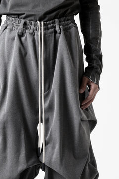 画像をギャラリービューアに読み込む, A.F ARTEFACT EXTREME WIDE BAGGY PANTS / SERGE TWILL (L.GREY)