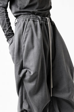 画像をギャラリービューアに読み込む, A.F ARTEFACT EXTREME WIDE BAGGY PANTS / SERGE TWILL (L.GREY)