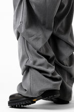 画像をギャラリービューアに読み込む, A.F ARTEFACT EXTREME WIDE BAGGY PANTS / SERGE TWILL (L.GREY)