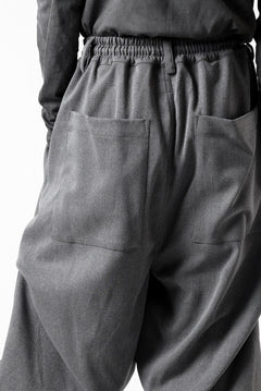 画像をギャラリービューアに読み込む, A.F ARTEFACT EXTREME WIDE BAGGY PANTS / SERGE TWILL (L.GREY)