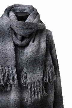 画像をギャラリービューアに読み込む, TARO HORIUCHI / th products Inflated Oversized Crew / 1/4.5 kasuri loop knit (mono)