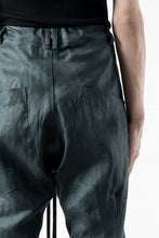 画像をギャラリービューアに読み込む, A.F ARTEFACT CURVED LONG PANTS / LINEN TWILL (GREEN)