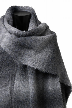 画像をギャラリービューアに読み込む, TARO HORIUCHI / th products Inflated Cardigan / 1/4.5 kasuri loop knit (mono)