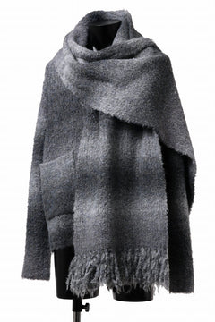 画像をギャラリービューアに読み込む, TARO HORIUCHI / th products Inflated Cardigan / 1/4.5 kasuri loop knit (mono)
