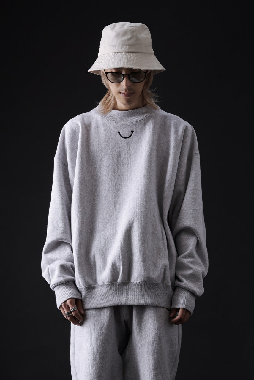 画像をギャラリービューアに読み込む, READYMADE MOCK NECK SWEAT SHIRT (GRAY)