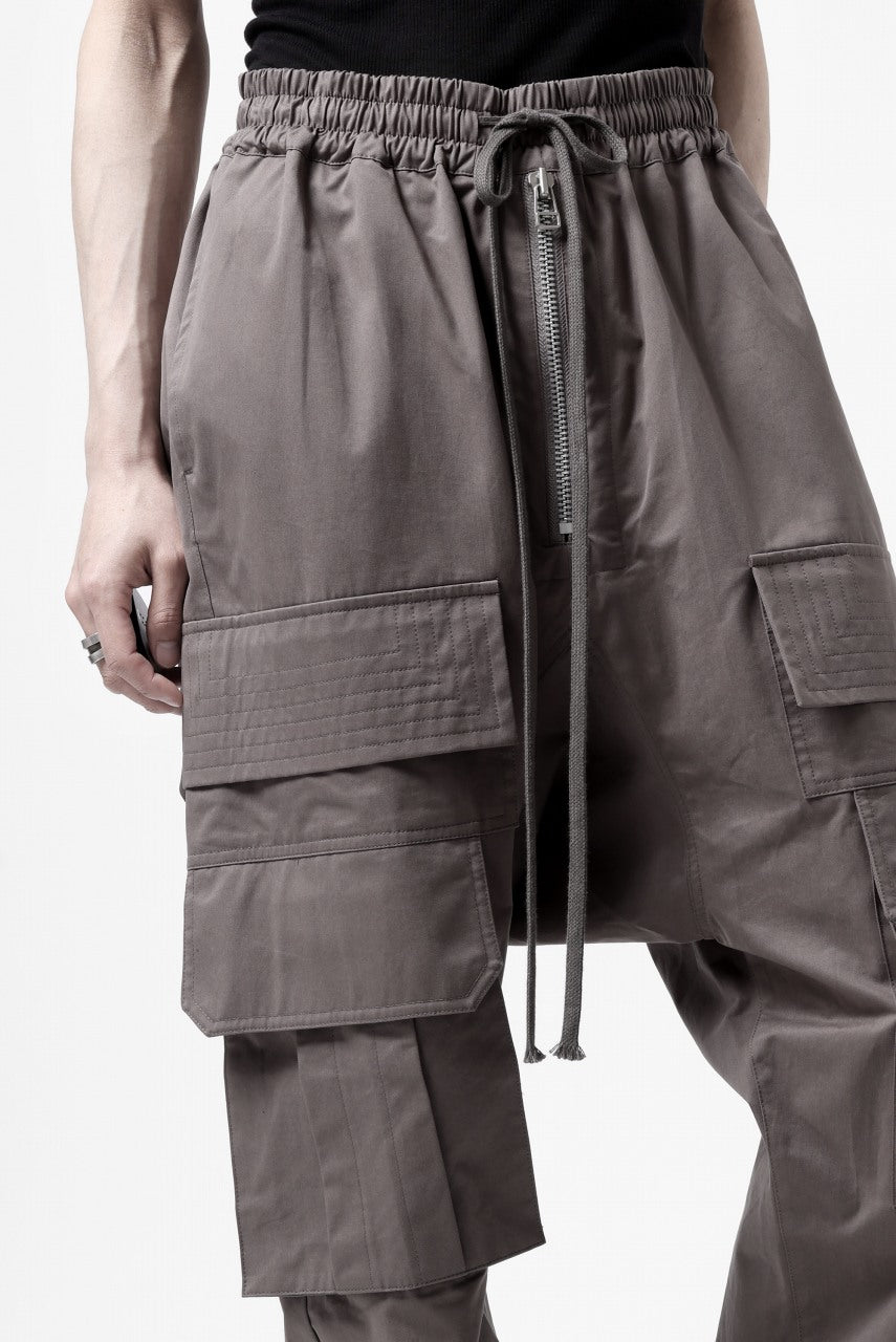 画像をギャラリービューアに読み込む, A.F ARTEFACT FRONT ZIP CARGO SARROUEL EASY PANTS (GREY)