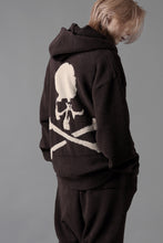 Load image into Gallery viewer, MASTERMIND WORLD LOUNGE FULL-ZIP HOODIE / SOFTY BOA FLEECE (BROWN x SAND)