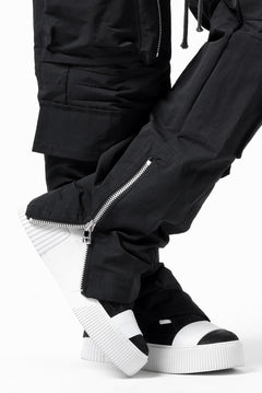 画像をギャラリービューアに読み込む, A.F ARTEFACT RADICAL-ZIP FIELD PANTS (BLACK)