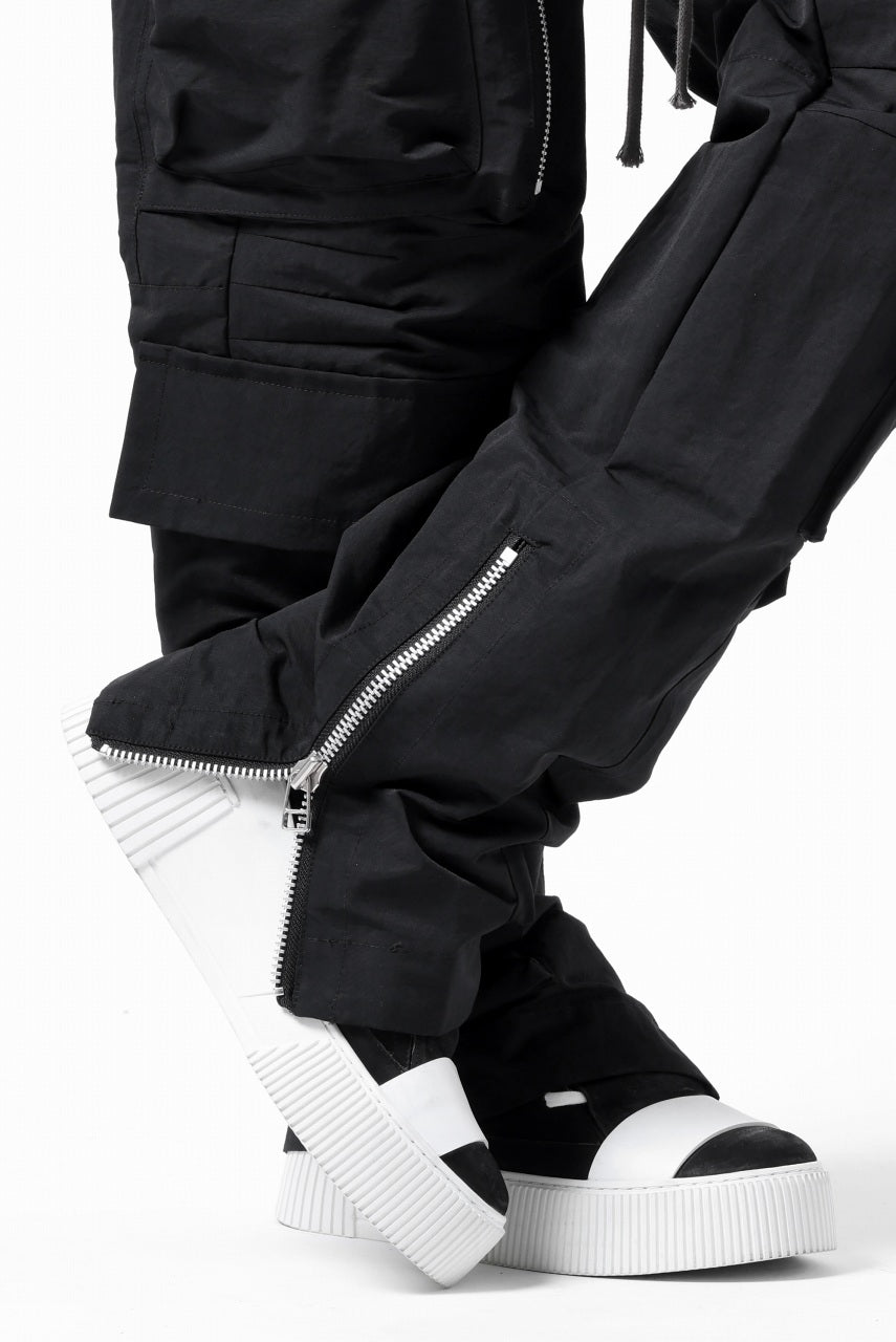 画像をギャラリービューアに読み込む, A.F ARTEFACT RADICAL-ZIP FIELD PANTS (BLACK)