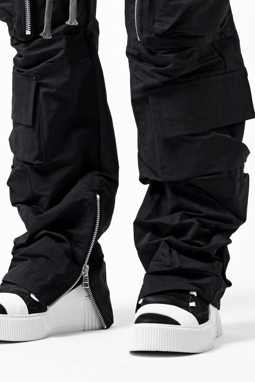画像をギャラリービューアに読み込む, A.F ARTEFACT RADICAL-ZIP FIELD PANTS (BLACK)