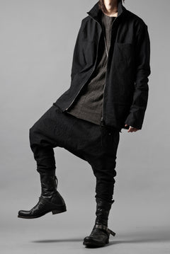 画像をギャラリービューアに読み込む, m.a+ 2 vertical pocket elastic waist sarrouel / PU521 CVPS (BLACK)
