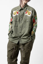 画像をギャラリービューアに読み込む, READYMADE SKA SHIRT-JACKET (KHAKI GREEN)