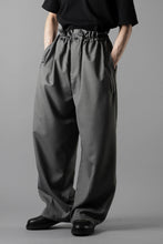 画像をギャラリービューアに読み込む, F/CE. TWIST WOOL WIDE TROUSERS (GRAY)
