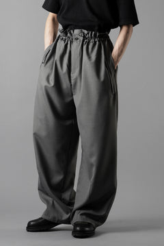 画像をギャラリービューアに読み込む, F/CE. TWIST WOOL WIDE TROUSERS (GRAY)