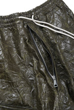 画像をギャラリービューアに読み込む, A.F ARTEFACT DROPCLOTCH WIDE PANTS / WASHER SYNTHETIC LEATHER (KHAKI)