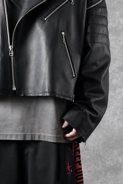 画像をギャラリービューアに読み込む, FACETASM×AVIREX ZIP DOUBLE RIDERS JACKET (BLACK)