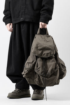 画像をギャラリービューアに読み込む, Ten c BACK PACK / OBJECT DYED (DARK OLIVE)