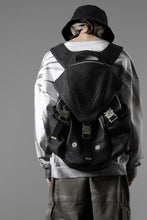画像をギャラリービューアに読み込む, ierib Addiction Rucksack / Rough Bull Leather (BLACK)