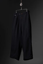 画像をギャラリービューアに読み込む, Aleksandr Manamis exclusive WOOLEN POCKET WIDE PANT (BLACK)