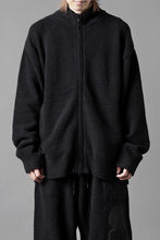 Load image into Gallery viewer, MASTERMIND WORLD LOUNGE FULL-ZIP TRACK JACKET / SOFTY BOA FLEECE (BLACK x CHARCOAL)