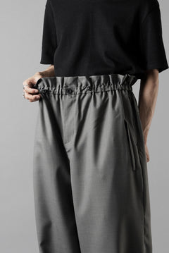 画像をギャラリービューアに読み込む, F/CE. TWIST WOOL WIDE TROUSERS (GRAY)
