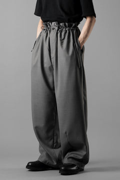 画像をギャラリービューアに読み込む, F/CE. TWIST WOOL WIDE TROUSERS (GRAY)