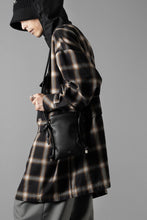 画像をギャラリービューアに読み込む, F/CE. WATER-SHIELD CHECK ANORAK SHIRT (BLACK)