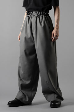 画像をギャラリービューアに読み込む, F/CE. TWIST WOOL WIDE TROUSERS (GRAY)