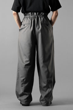 画像をギャラリービューアに読み込む, F/CE. TWIST WOOL WIDE TROUSERS (GRAY)