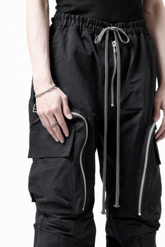 画像をギャラリービューアに読み込む, A.F ARTEFACT RADICAL-ZIP FIELD PANTS (BLACK)