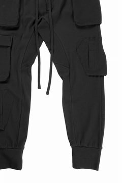画像をギャラリービューアに読み込む, thom/krom MATMIX CARGO TROUSERS / STRUCTURED SOFT JERSEY (BLACK)