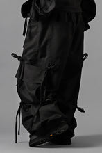 画像をギャラリービューアに読み込む, A.F ARTEFACT KNOTTING DETAIL TWILL VOLUME PANTS (BLACK)