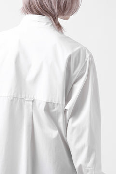 画像をギャラリービューアに読み込む, Y's for men CROSSED CHEST POCKET SHIRT / COTTON BROAD (WHITE)