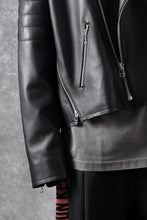 画像をギャラリービューアに読み込む, FACETASM×AVIREX ZIP DOUBLE RIDERS JACKET (BLACK)