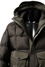 画像をギャラリービューアに読み込む, Ten c TEMPEST COMBO DOWN JACKET (DARK OLIVE)