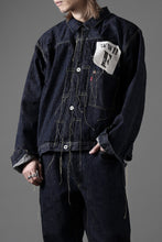 画像をギャラリービューアに読み込む, FULLCOUNT WWⅡ model Brown Cotton Denim Jacket / 13.7oz Zimbabwe Selvedge Denim (INDIGO BLUE / ONE WASHED)