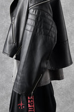 画像をギャラリービューアに読み込む, FACETASM×AVIREX ZIP DOUBLE RIDERS JACKET (BLACK)