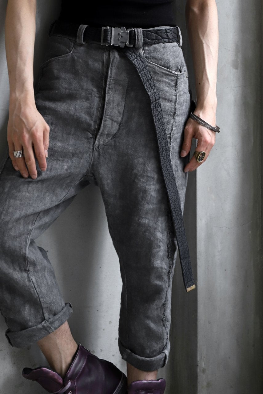 画像をギャラリービューアに読み込む, ierib detachable buckle belt / one piece rough bull (BLACK)