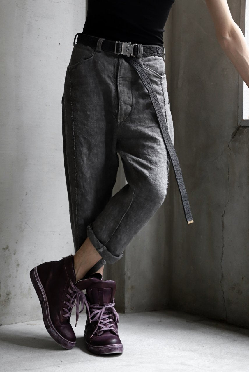 画像をギャラリービューアに読み込む, ierib detachable buckle belt / one piece rough bull (BLACK)