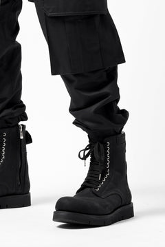 Load image into Gallery viewer, A.F ARTEFACT FRONT ZIP CARGO SAROUEL EASY PANTS (BLACK)