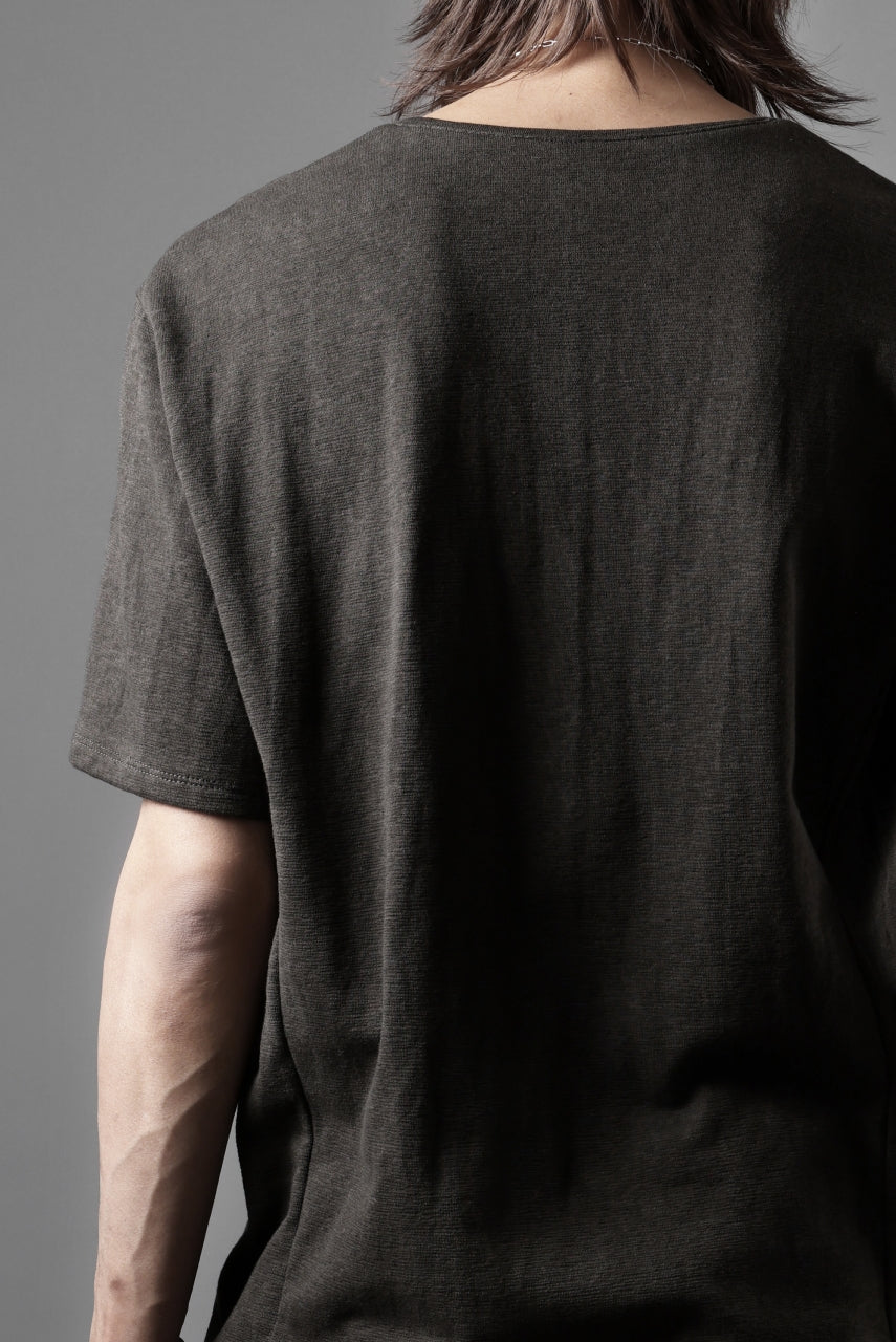 画像をギャラリービューアに読み込む, black crow x LOOM exclusive short sleeve tops / dyed zimbabwe cotton jersey (濃墨)